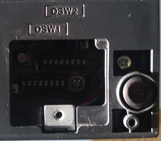 Then Turn your Epson TM-T88iv over, printer face down and you should see a silver access panel underneath